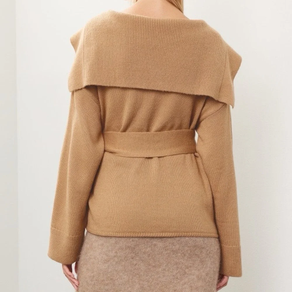 Marina Moscone x RTR Tie Waist Sweater M - Picture 3 of 11